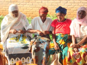 The grandmothers group now has 12 members who have begun weaving baskets for income generation